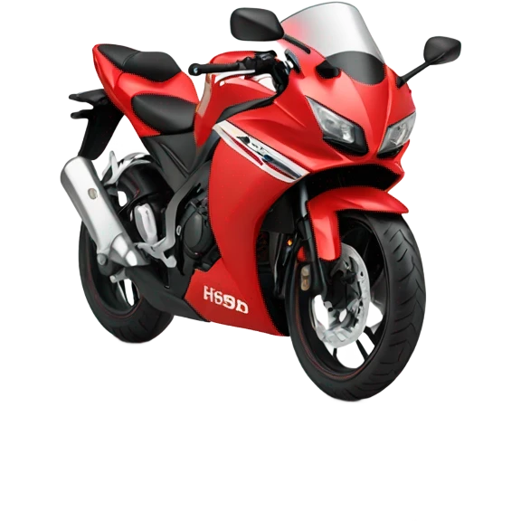 Honda cbr500r red motorcycle emoji