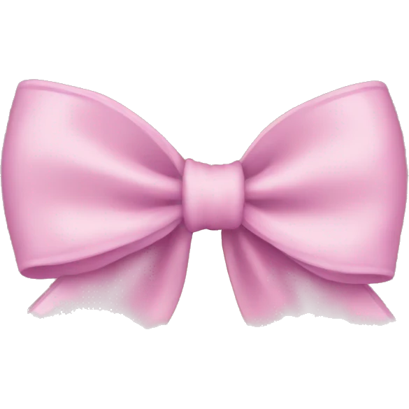 Coquette bows emoji