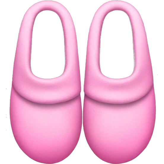 Pink slippers emoji