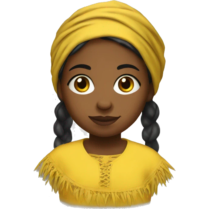 A garifuna girl  emoji