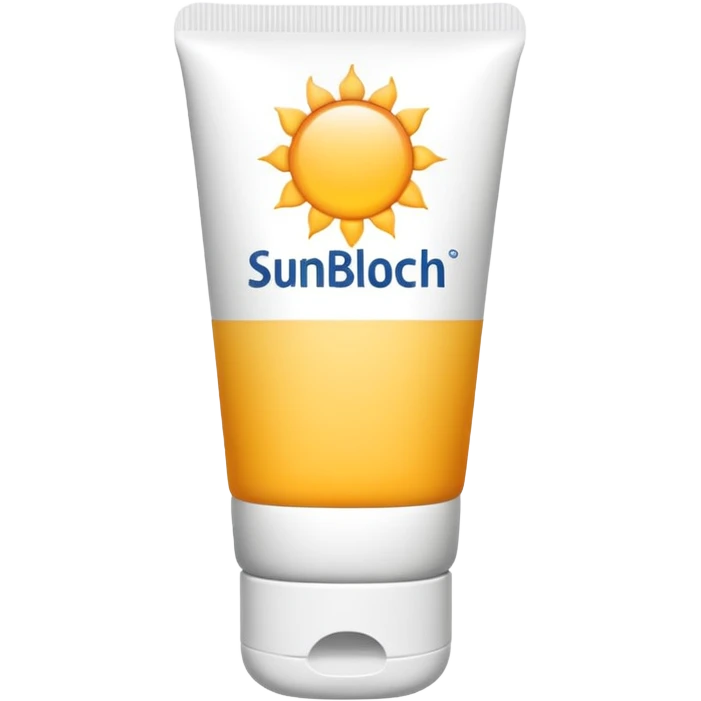 sunblock emoji