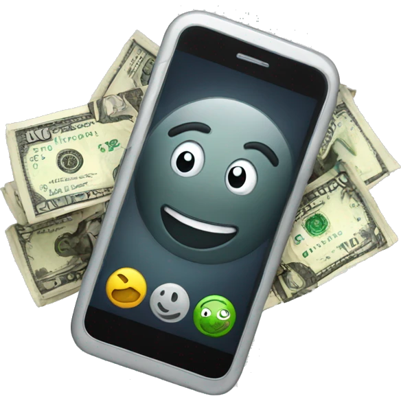 phone and money emoji