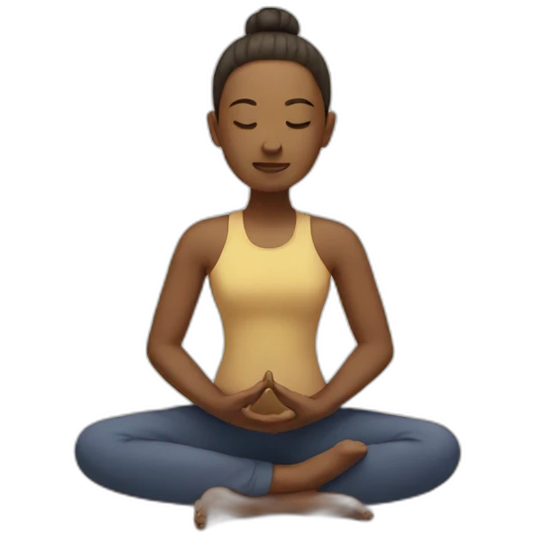 meditation emoji