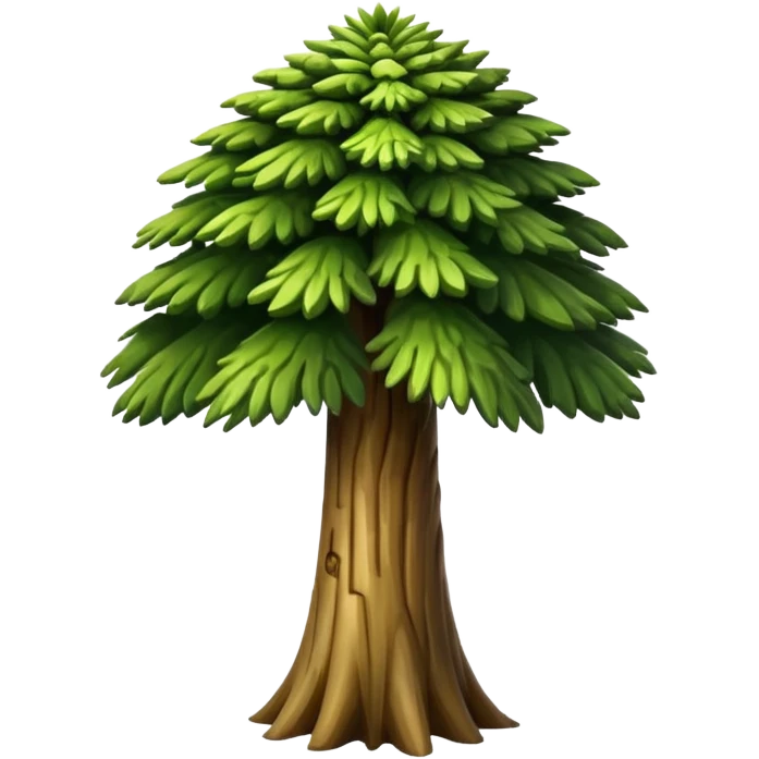 A Brazilian araucaria tree emoji