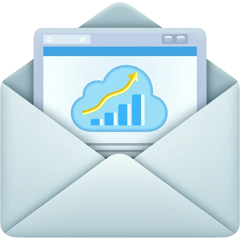 cloud data email emoji