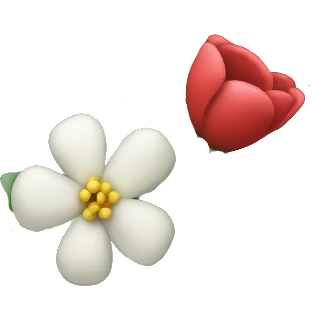 Christmas flower emoji
