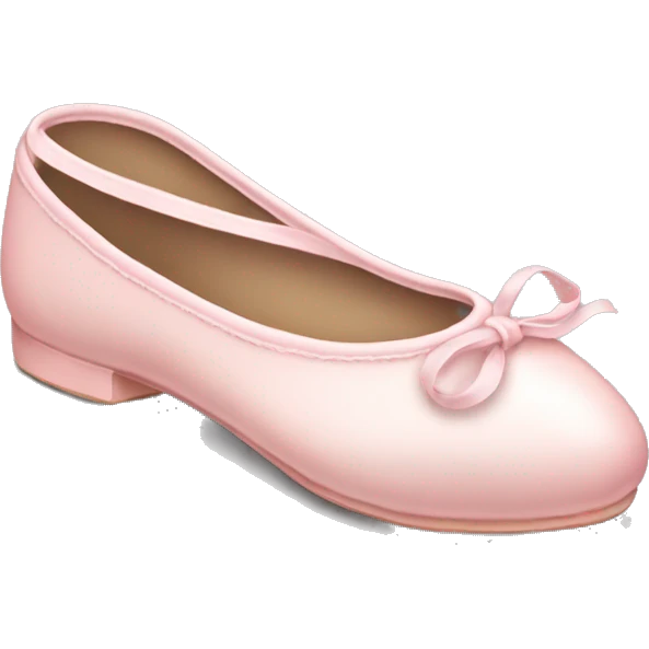 Pale pink ballet shoes emoji