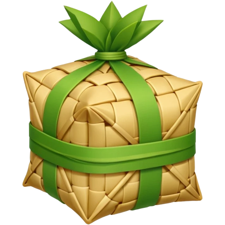 Ketupat rice emoji