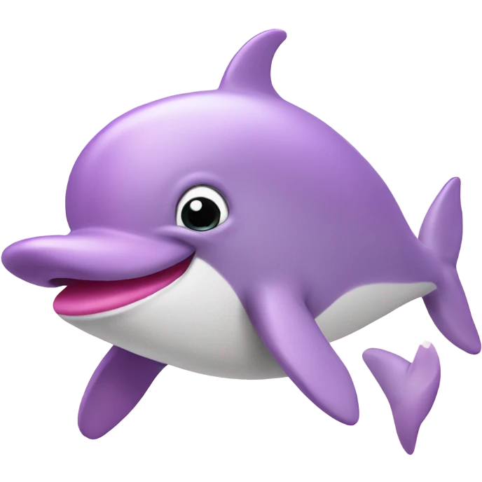 Pink dolphin emoji