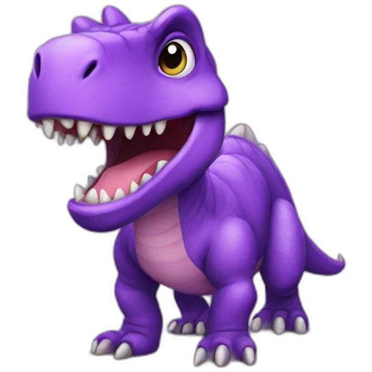purple-dinosaur emoji