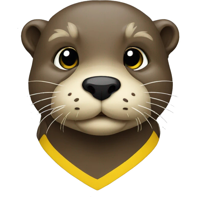 Otter in dortmund shirt emoji