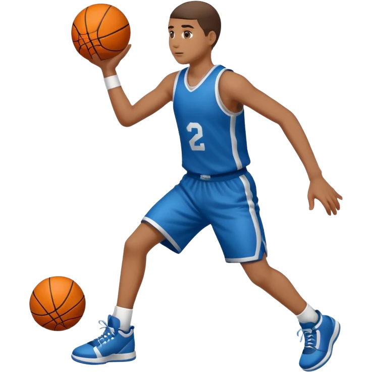 Playing basketball emoji