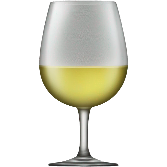 white wine in a glass emoji