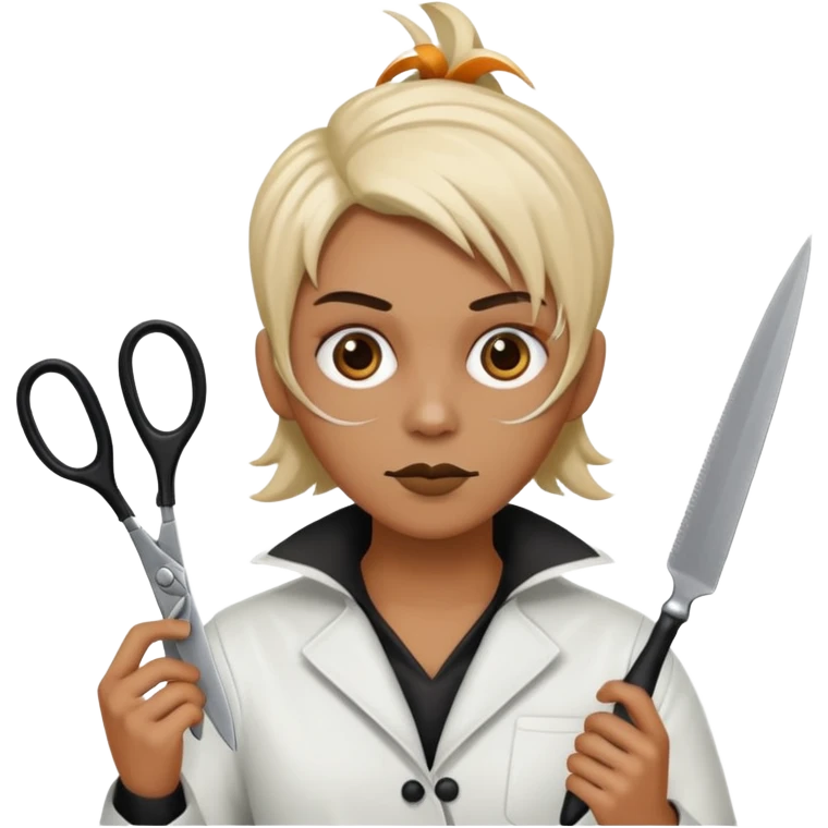 hairdressers nightmare halloween emoji