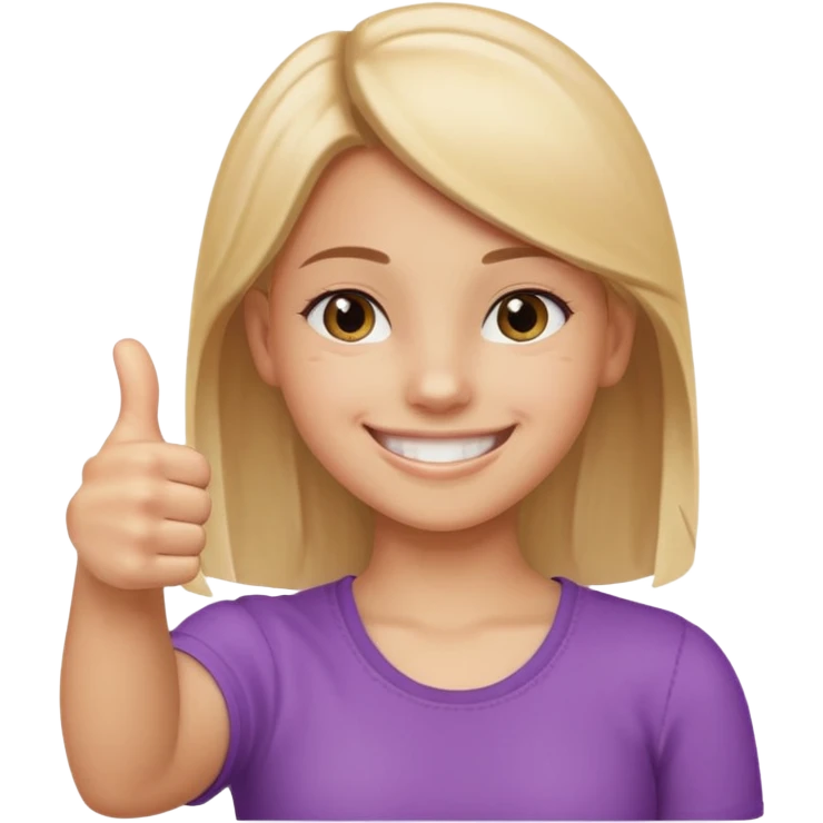 una chica sonriendo con un pulgar hacia arriba con un texto al arriba q pone “me apunto a tdo” emoji