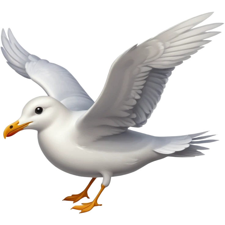 seagull flying emoji