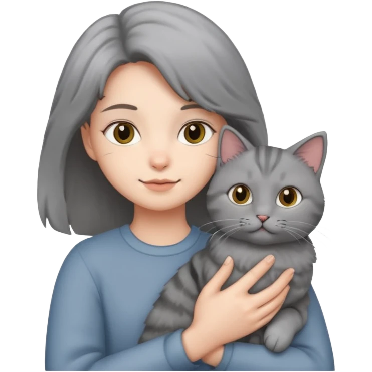 person with cat  emoji