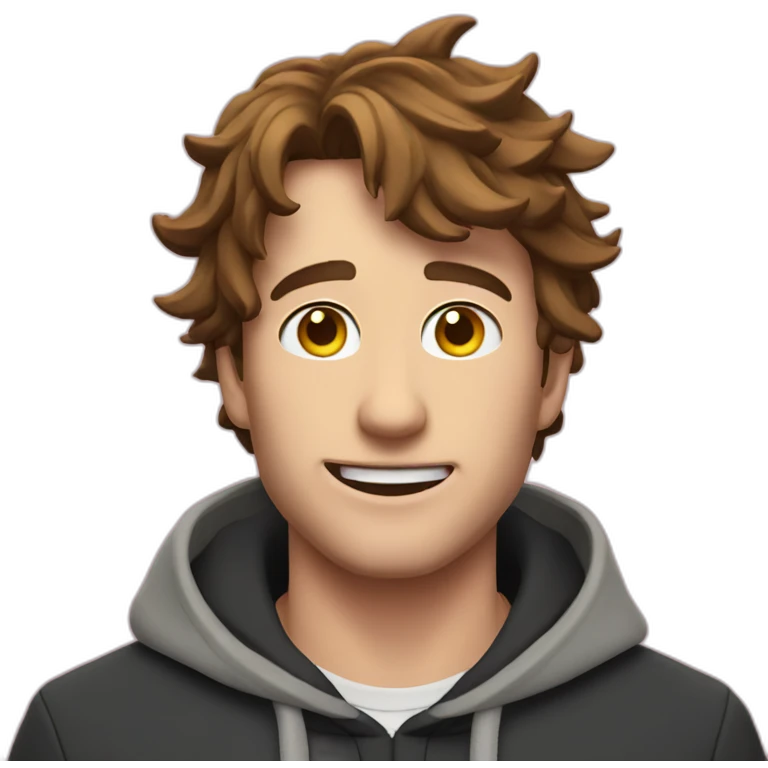 MR BEAST WITH PC emoji