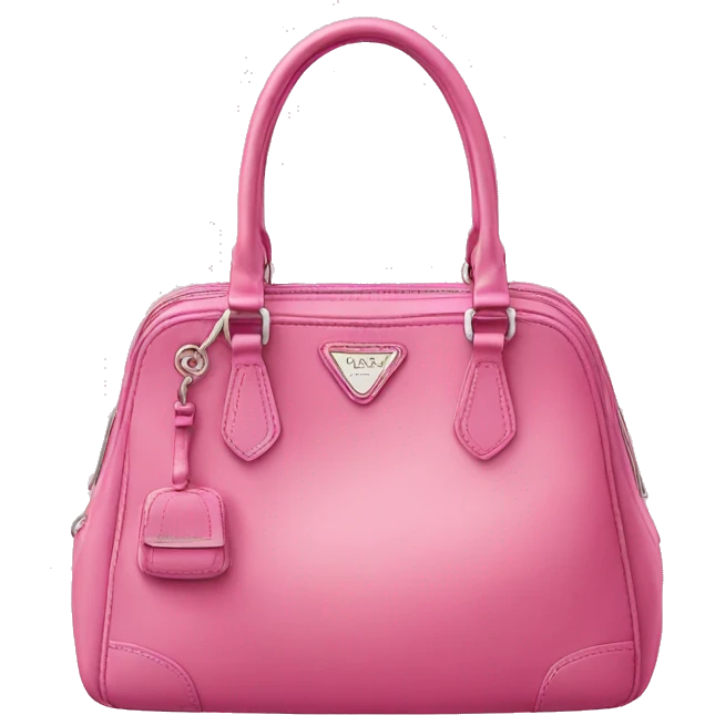 pink prada bag  emoji