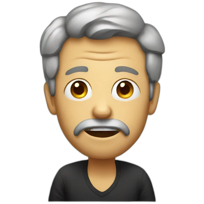 Drunk man emoji