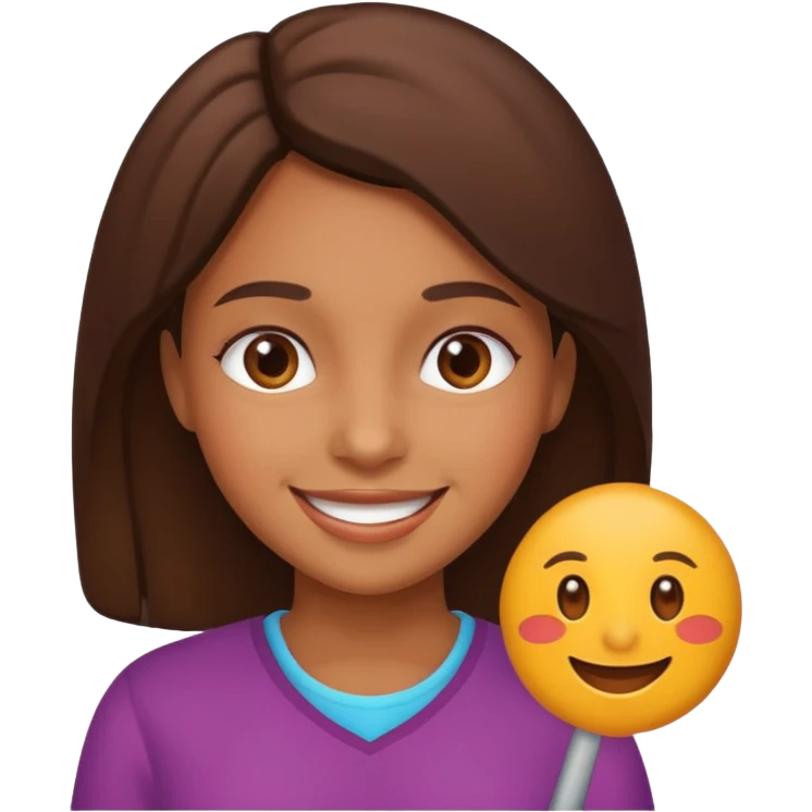 Brown girl tored emoji