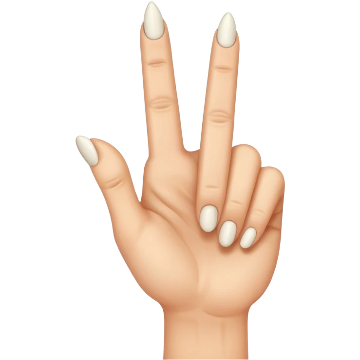 Very long middle finger  emoji