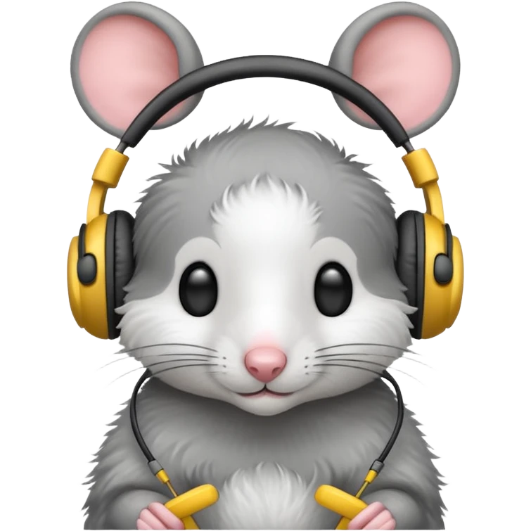 mice wearing headphones emoji