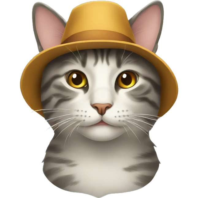 cat with hat emoji