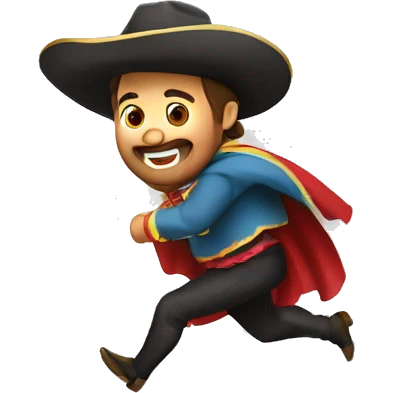 Torero corriendo  emoji