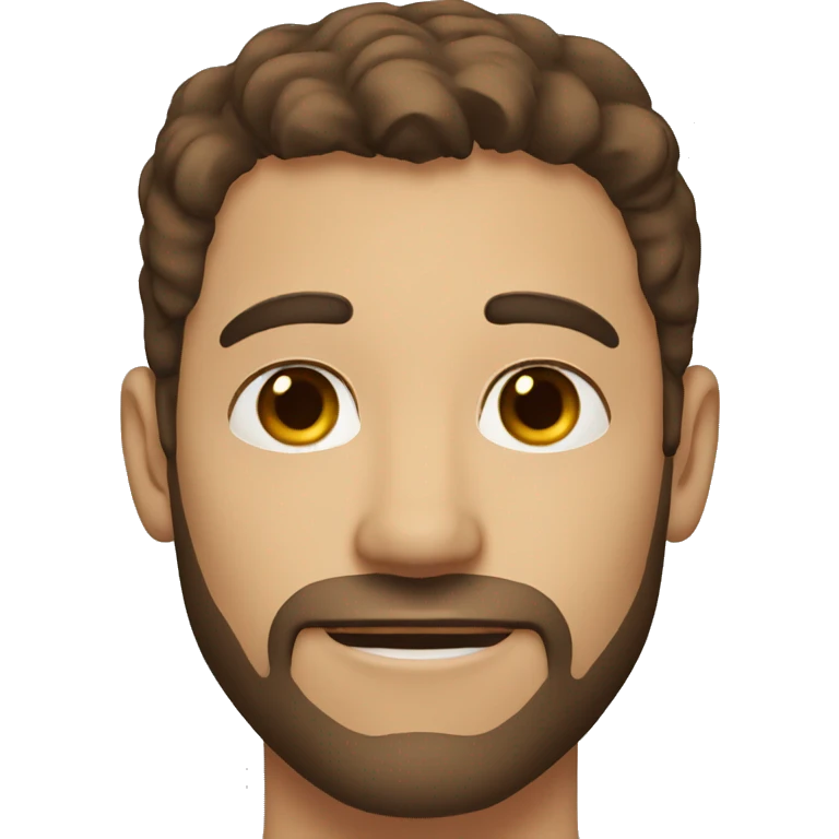 33yo man, brown hair, brown eyes, no beard emoji