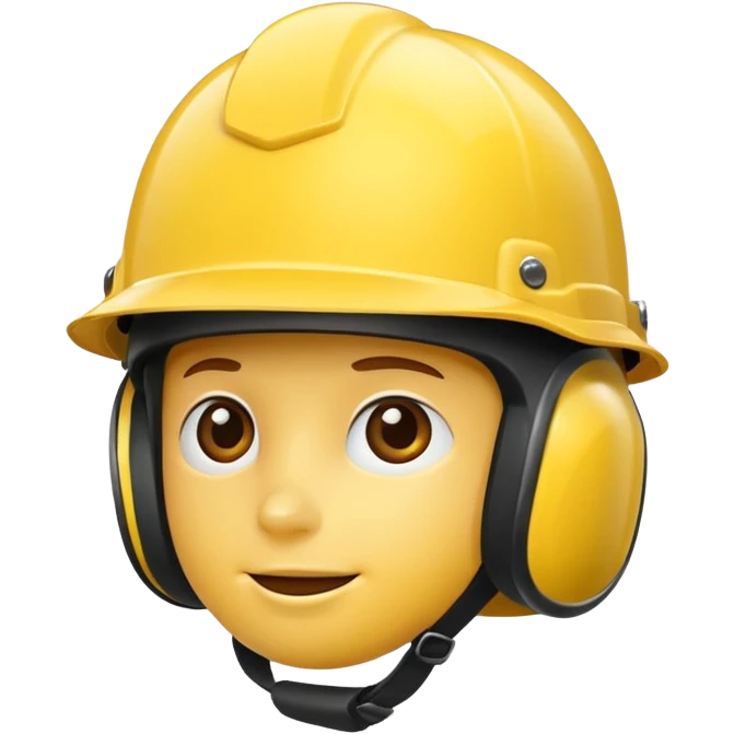 yellow helmet  emoji