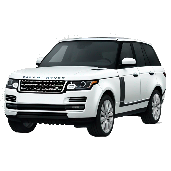 White range rover emoji