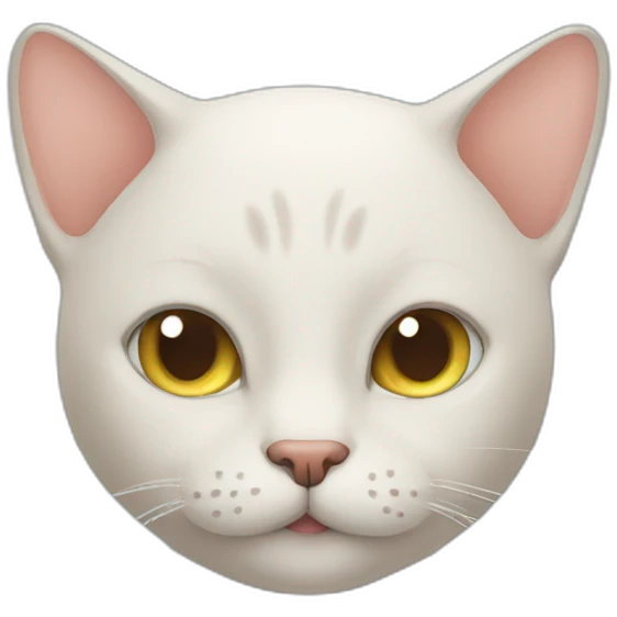 bald cat emoji