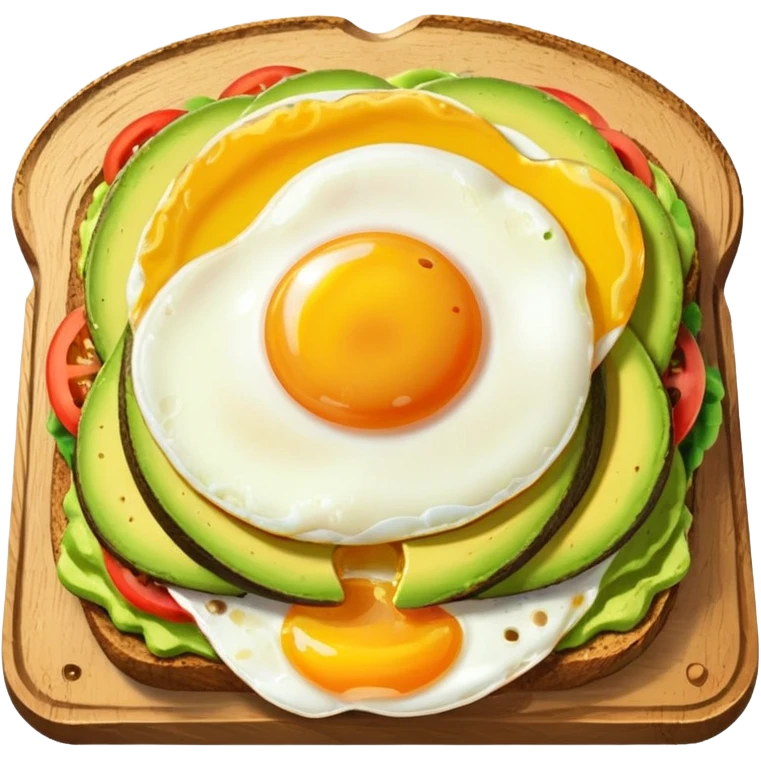 beautiful avocado toast awesome meal emoji
