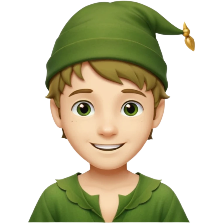 Fairytale character Peter Pan emoji