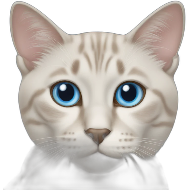 cat with big blue eyes emoji