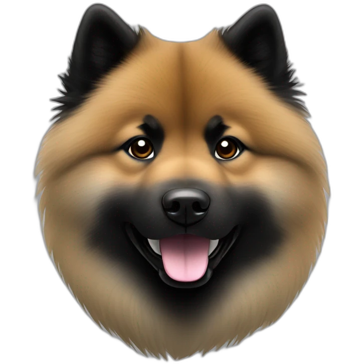 un eurasier couleur noir emoji