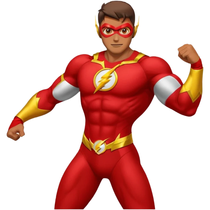 Flash man emoji