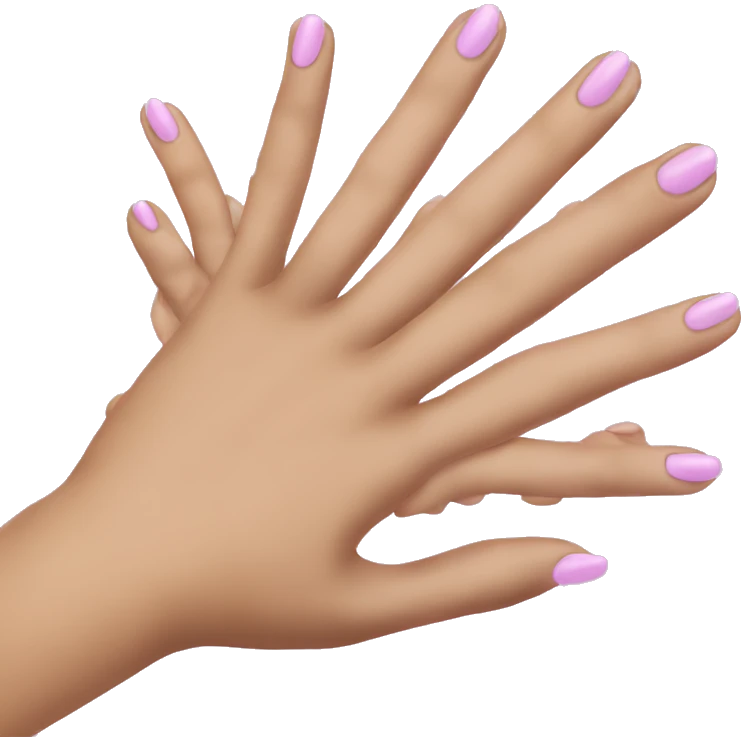 Hand with nails sassy emoji