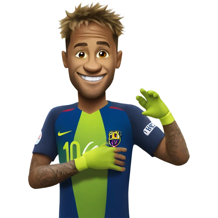 Neymar and shrek emoji