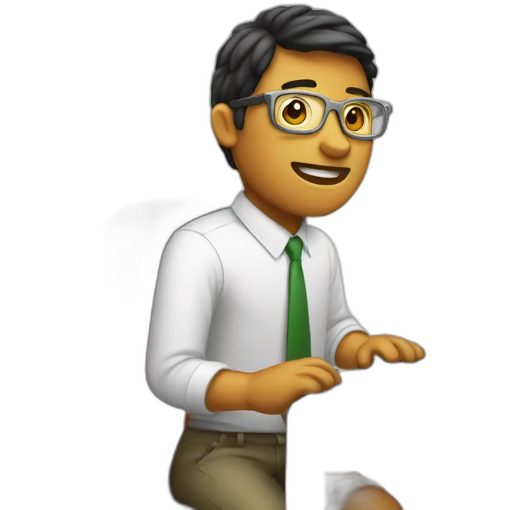 working on computer emoji