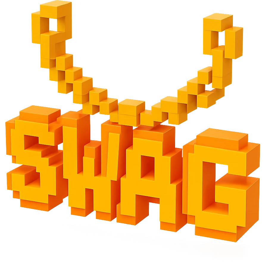 SWAG with golden chain emoji