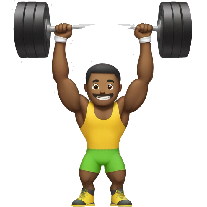 weightlifter clean emoji