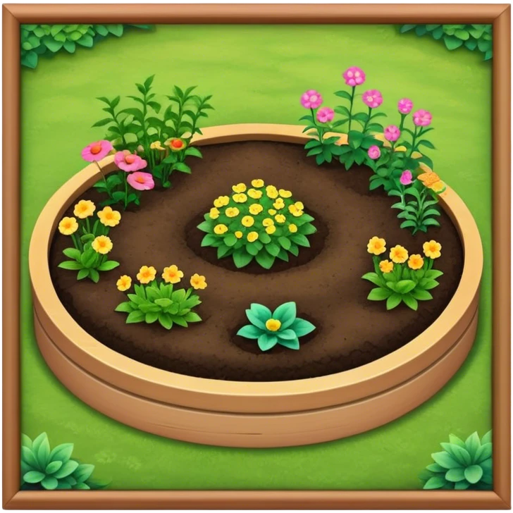 inground garden bed emoji