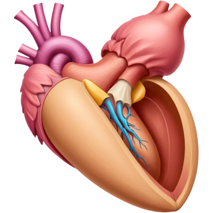 An anatomically correct vagina emoji