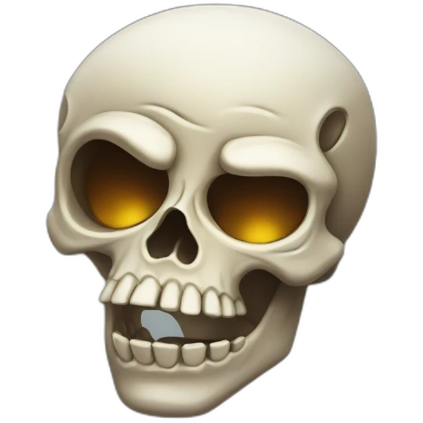 Winking skull emoji