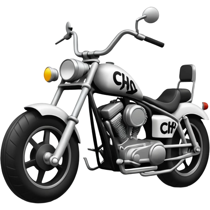 the word Chopper in graffiti emoji