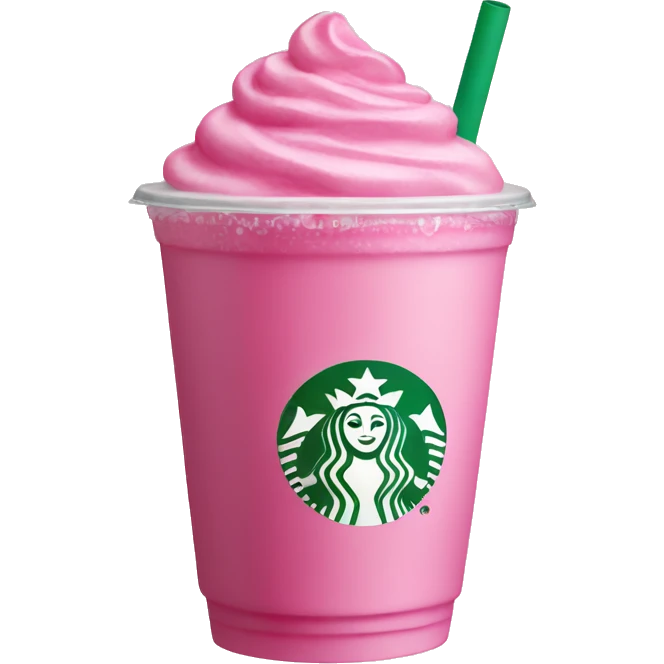 starbucks pink drink emoji