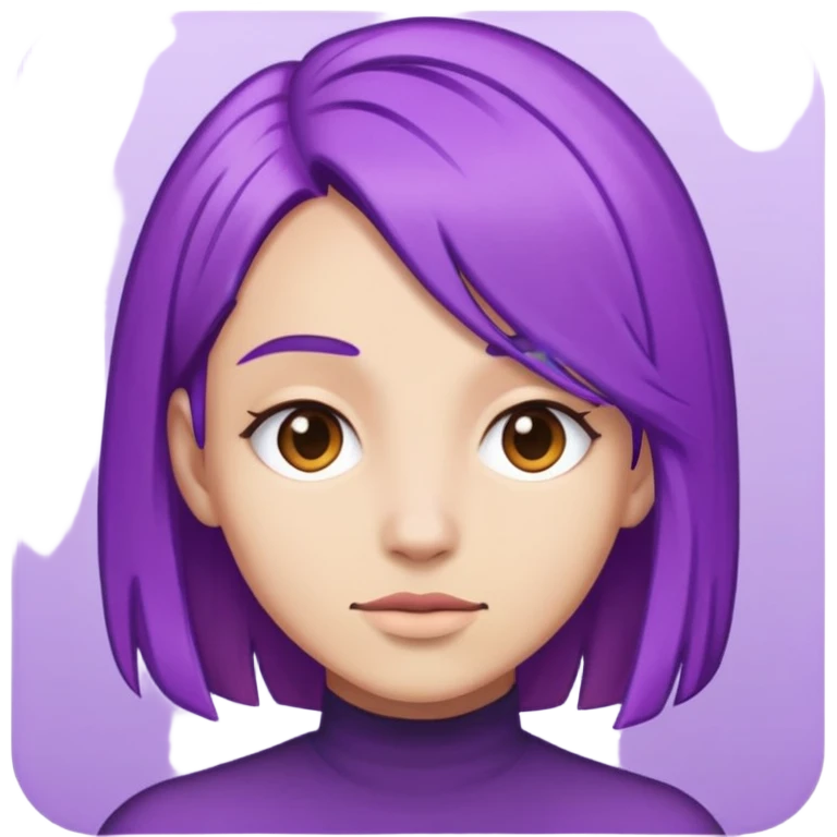 Dragon ball cheveux violet  emoji