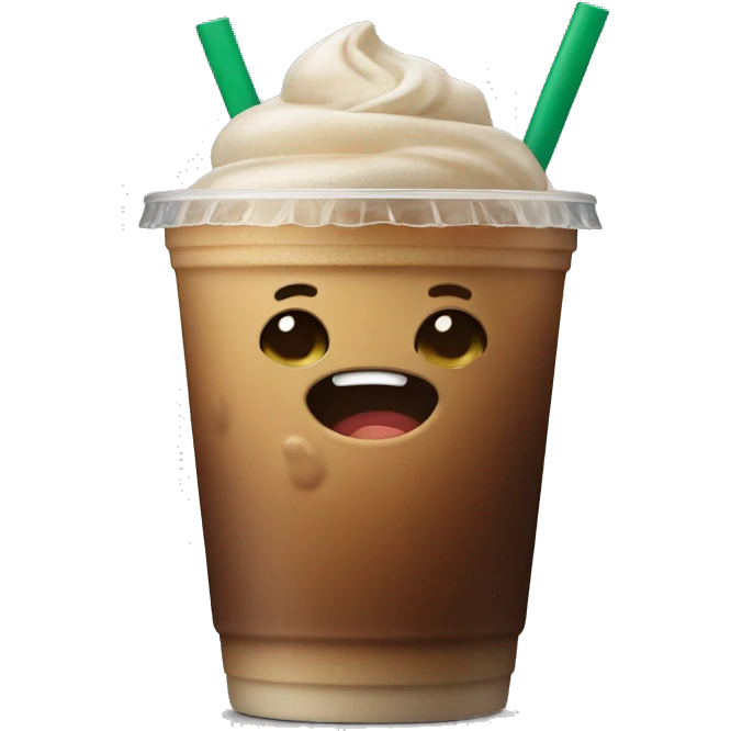 starbucks iced coffee emoji